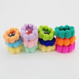 Hair Accessories Colourful Towel Scrunchies For Winter Women Girls Casual Ponytail Holder Rope Elastics Bands Fashion Wear