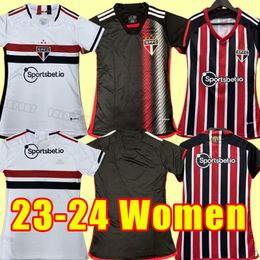 Women girl 2023 2024 Sao Paulo soccer jerseys Dani Alves REINALDO Pato Pablo Football Shirts V. Bueno Hernanes Igor Gomes camisetas de futbol home away third