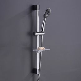 Bathroom Shower Heads High Quality Wall Mount Adjustable Handheld Head Holder for Set ABS Chrome Plated With Hose 231030