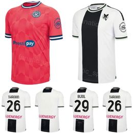 Calcio Udinese 23-24 Soccer 29 Jaka Bijol Jersey Club 17 Lorenzo Lucca 1 Marco Silvestri 24 Lazar Samardzic 7 Isaac Success Football Shirt Kits Uniform Red White Team