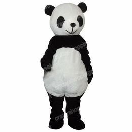 Halloween Panda Mascot Costume High quality Cartoon Character Outfits Christmas Carnival Dress Suits Unisex Birthday Party Outdoor Outfit