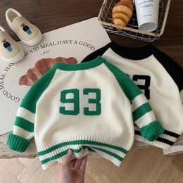 Pullover Children Sweater Boys Knitted Clothes Outerwear Winter Jacket Autumn Kids Clothing Baby Fashion Toddler Sport Wear 231030