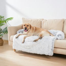 kennels pens Washable Pet Sofa Dog Bed Calming Bed For Large Dogs Sofa Blanket Winter Warm Cat Bed Mat Couches Car Floor Furniture Protector 231031