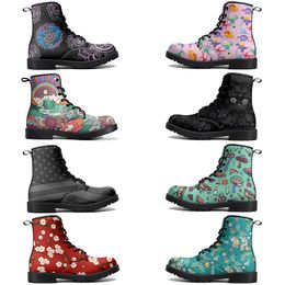 DIY new Classic Martin Boots Non-slip autumn winter man women Versatile cool trend Customised warm Fashion Versatile Elevated Casual Boots 65439