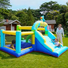 Bird Inflatable Castle Sales Kids Bouncer and Slide Jumper Castle Bounce House Jumping with Blower Ball Pit Bouncy Outdoor Indoor Playhouse Park Toy Children Parrot