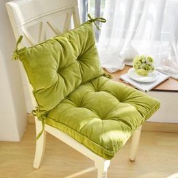 Pillow Light Luxury Retro Style Thicken Corduroy Chair Fashion Pure Colour Plush Pad Tatami Bay Window Decor Back