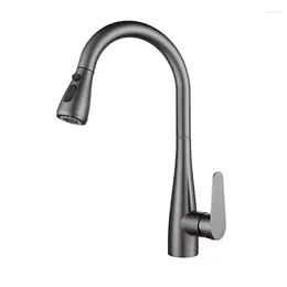 Kitchen Faucets Tifilojia Faucet With Drop-down Sprayer Brushed Nickel Sink High Arc Single Handle Stainless