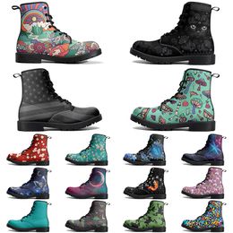 DIY new Classic Martin Boots Non-slip autumn winter man women Versatile cool Customised warm Fashion Versatile Elevated Casual Boots 65528