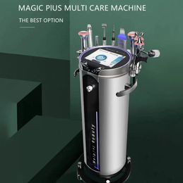 Integrated Skin Management 10 Handles Machine Oxygen Aqua Jet Skin Refreshing Face Firming Dead Skin Removal Deep Hydrating Oil Control Youth Beauty Salon