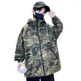 Jackets Coat For Boy Camouflage Pattern Boys Coats Spring Autumn Outerwear Children Casual Style Kids Clothing 6 8 10 12 14