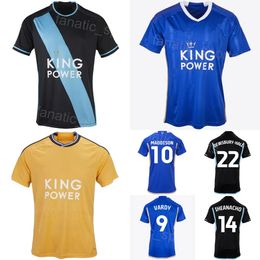 23 2024 Soccer 14 Kelechi Iheanacho Jersey Club 10 Stephy Mavididi 9 Jamie Vardy 22 Kiernan Dewsbury-Hall 30 Mads Hermansen Football Shirt Kits Sport LaiSiTeCheng