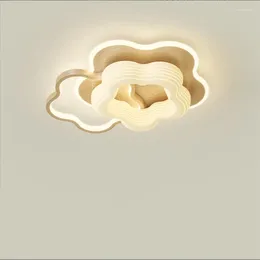 Ceiling Lights Beautiful Flower Bedroom Lamp Modern LED Intelligent Chandelier Simplicity Study Indoor Decorate Luminaires Apartment