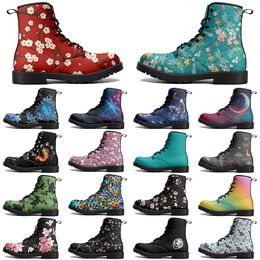DIY new Classic Martin Boots Non-slip autumn winter man women Versatile cool trend Customised warm Fashion Versatile Elevated Casual Boots 68511