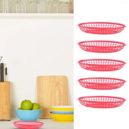 Dinnerware Sets 32 Pcs Fruit Basket Simple Storage Bins Black Plastic Plates Metallic Line Kitchen