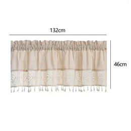Curtain Small Window Curtains Rustic Short Tier Drapes Farmhouse Windows For Door Home Cafe Kitchen