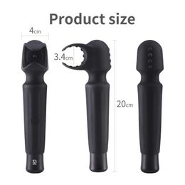 Wireless Dildos AV Vibrator Magic Wand for Women Clitoris Stimulator Penid Clip Massage Vibrators Sex Toys For Men Adult 18 231010