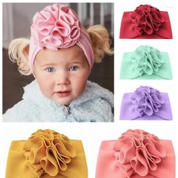 Hair Accessories Cute Bow Flower Headband For Girl Kids Cotton Elastic Head Bands Turban Headwrap Headbands Hairbands FD6632