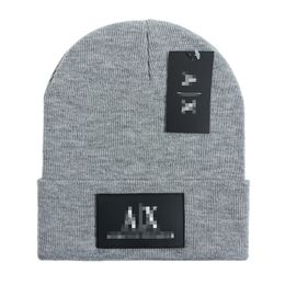 Designer hats luxury beanie mens beanies for women men bonnet winter hat Yarn Dyed Embroidered Cotton Fashion Street Hats Letter A-9