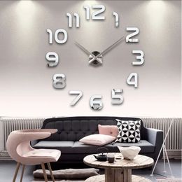 Wall Clocks Mirror DIY BIG Clock Watch 3d Stickers Large Decorative Quartz Acrylic Modern Design 231030