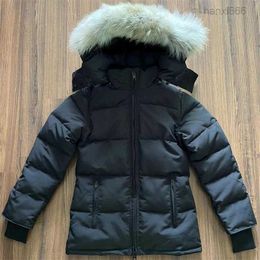 Women Down Jackets Real Coyote Fur Femme Puffer Outdoor Jassen Veste Hooded Fourrure Manteau Hiver Parka Doudoune