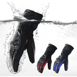 Cycling Gloves motorcycle gloves can be touchscreen winter 100% waterproof and windproof Gant Moto Guantes mens cycling 231031