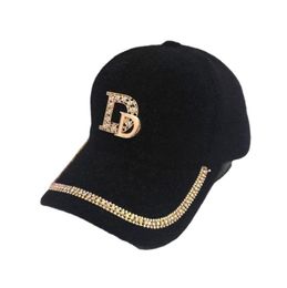 Fashion Diamond Letter Women Visors Hats Sequins Hip Hop Caps Club Party Baseball Cap Trendy Ladies Korean Version Snapback Hat