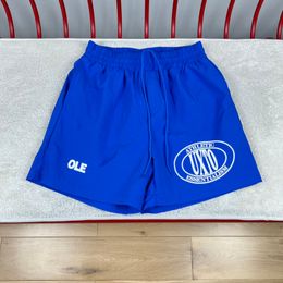 Casual Summer Emblem Logo Beach Shorts with Drawstring Skateboard Bottoms for Men 23Fw Oct 31