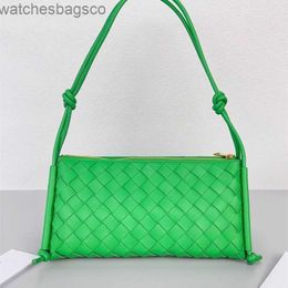 Handbag For Women Designer Bag Genuine Leather Handbag With Logo Top Quality Triangle Woven UnderarmTotes Korean Style Y