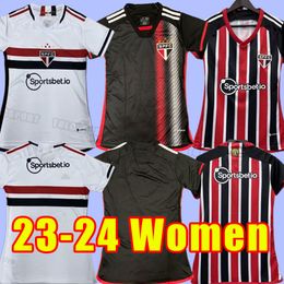 Women girl 2023 2024 Sao Paulo Soccer Jerseys LUCIANO MIRANDA Rafinha J.Calleri Eder LUCIANO ALISSON NIKAO GABRIEL G.SARA football men home away third