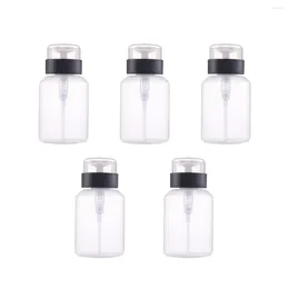 Nail Gel 210 Ml Makeup Containers Polish Remover Press Bottle Subpackage Bottles Manicure Tools Travel