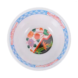 Dinnerware Sets Ramen Bowl Melamine Serving Noodle Tableware Kitchen Household Soup Big Bowls Mixing Dinner Plates