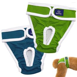 Dog Apparel Washable Female Pet Shorts Pants Underwear Physiological Sanitary PantiesGirl Dogs S-2XL Clothes Diapers Accessories Comfort