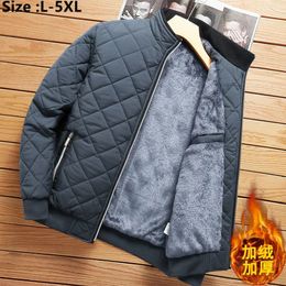 Men's Down Parkas 2023 Thick Warm Bomber Jacket Coats Autumn Winter Fleece Lined Casual for Men Slim Fit Clothing 5XL 231030