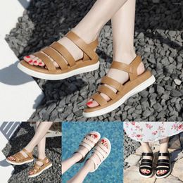 Sandals Summer Latest Cushion Thick Sole Beach For Women PU Sports Casual Outdoors Go Walk