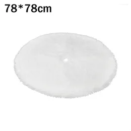 Christmas Decorations Durable Tree Skirt Decoration Party Decor Pure White XMAS 78-122cm Cover