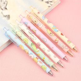 Cute Press Pet Gel Pens Creative Cartoon Carbon Signature Student Water Exam Study Writing Supplies Kids Office Accessories