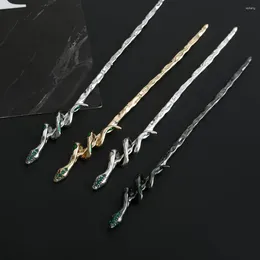 Hair Clips Vintage Snake Sticks For Women Retro Simple Animal Hairpins Disk Hairsticks Chopsticks Headdress Accessories