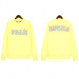 Palms Palm Angel PA Loose Designer Letter Printing Men Hold Make Old Flame Logo Pullover Sweatshirts Long Sleeve Jumper Tops Streetwear Clothing Angels 7527 MGL