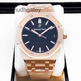 AP Swiss Luxury Wrist Watches Royal Ap Oak Series 15500OROO1220OR01 Steel King 41mm Automatic Mechanical Precision Steel Rose Gold Mens Fashion Watch Rose Gold Blac