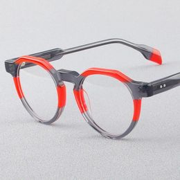 Sunglasses Frames BETSION Trendy Round Eyeglasses For Men 2023 Myopia Optical Prescription Glasses Lens Compatibility Women Aceteta Frame