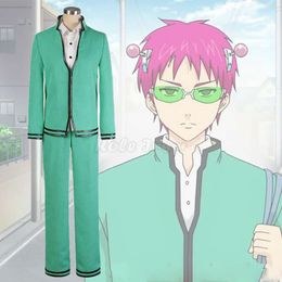 Anime No Sai-nan Cosplay Costumes Saiki Kusuo /teruhashi Kokomi School Uniform Men Women Halloween Role Play C75M227