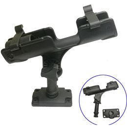 Kayak Accessories Canoe Yacht Inflatable Boat Kayak Fishing Rod Holder Rack Mount Bracket Pole Rest Stand with Base Mount 231031