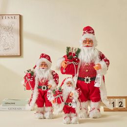 Christmas Decorations Big Santa Claus Dolls Xmas Pendants 2023 Merry Tree Decor for Home Kids Naviidad Presents Noel Gifts Natal 231030