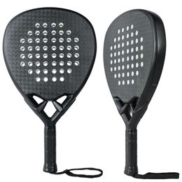 Tennis Rackets AMASPORT Professional 31218K Carbon Padel Racket Paddle EVA SOFT 38mm Tenis Raquete Diamond Shape 231031