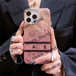 Iphone 15 Designer Phone Cases Cover Plastic Hard Shell Transparent Phonecases Flower 14 13 Pro Max 13 12 Classic Letter Print Protective Shell