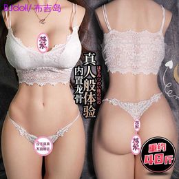 AA Designer Sex Doll Toys Unisex Aircraft Cup Half Body Solid Silicone Human Sex Doll Intelligent Pronunciation Inverted Name Device Adult Sexual Products