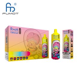 China Factory RandM tornado 9000 9K puffs disposable vape Electronic cigarette vaping kit wholesale