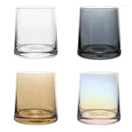 Wine Glasses Platform Painted 6 200-300ml Colours Whiskey Shochu Colourful Cup Vodkasake Plus Drinkware Gold Bar Glass Handmade Family