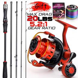 Fishing Accessories Sougayilang Rod Reel 1 8 2 1m Carbon Fiber Spinning and Max Drag 8kg All for Bass Pike Trout 231030