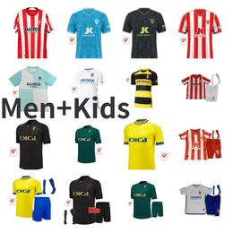 23 24 SPORTING de Gijon Soccer Jerseys Aitor G. D.Perez camiseta de futbol hombre 2023 2024 football shirt Djurdjevic DJUKA Manu Garcia Aitor G. JS BABIN home away men kids